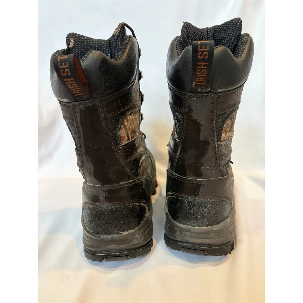 Irish Setter Hunting Boot 800 Gm Thinsulate Ultra Dry Waterproof Camo Mens Sz 8D